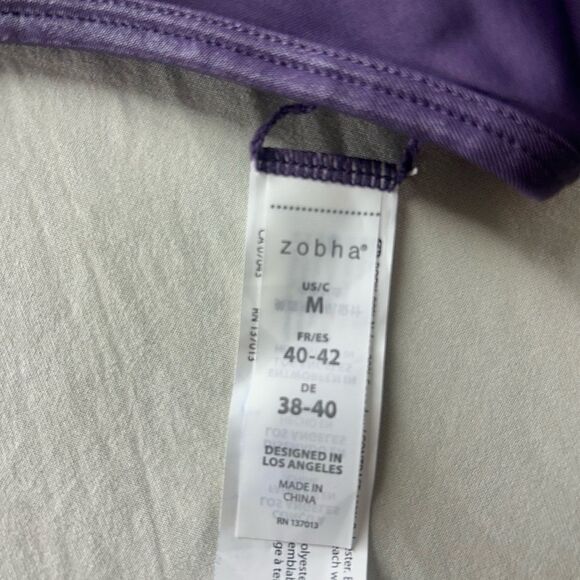 Zobha Purple Workout Top and NWT Size Medium - Picture 9 of 10